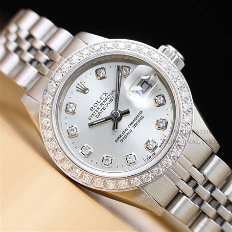 women's silver rolex|rolex silver watch price.